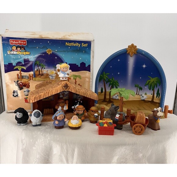 Fisher Price Little People Bethlehem Christmas Nativity Set